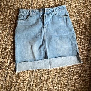 Denim skirt